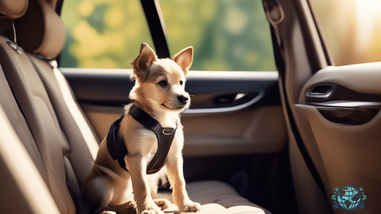 Car seat dog carrier providing secure and comfortable travel for your pup in bright natural light.
