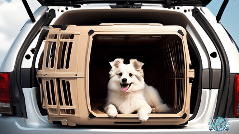 An SEO-friendly alt text for the featured image could be: 'Spacious and Secure Car Travel Crate for Pets - Ensuring Comfortable Journeys for Your Furry Companions'.