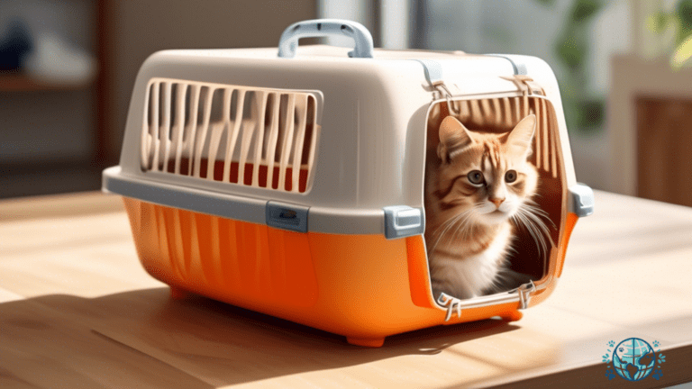 Cat carrier with mesh ventilation panels allowing fresh air for a comfortable travel experience