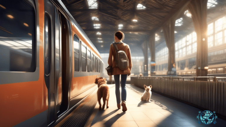 Stylish and Practical Pet Carrier for Train Travel: Ensuring Comfort and Safety for Your Furry Friend