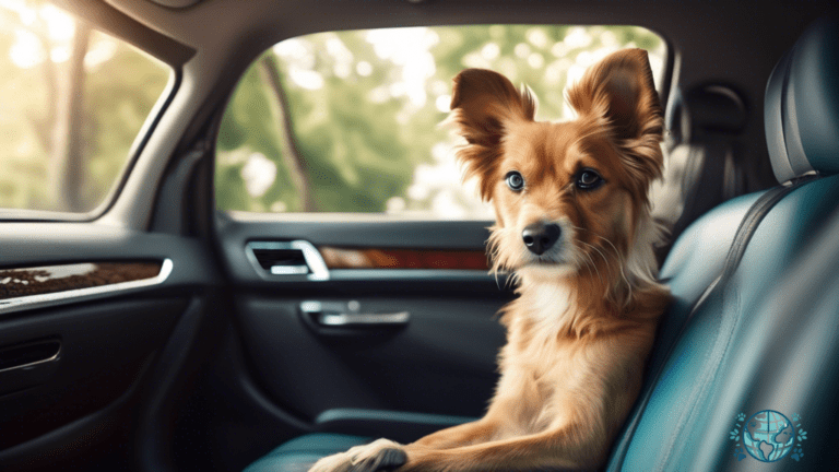 Spacious and Pet-Friendly Car Interior with Abundant Natural Light, Perfect for Traveling with Your Furry Friend